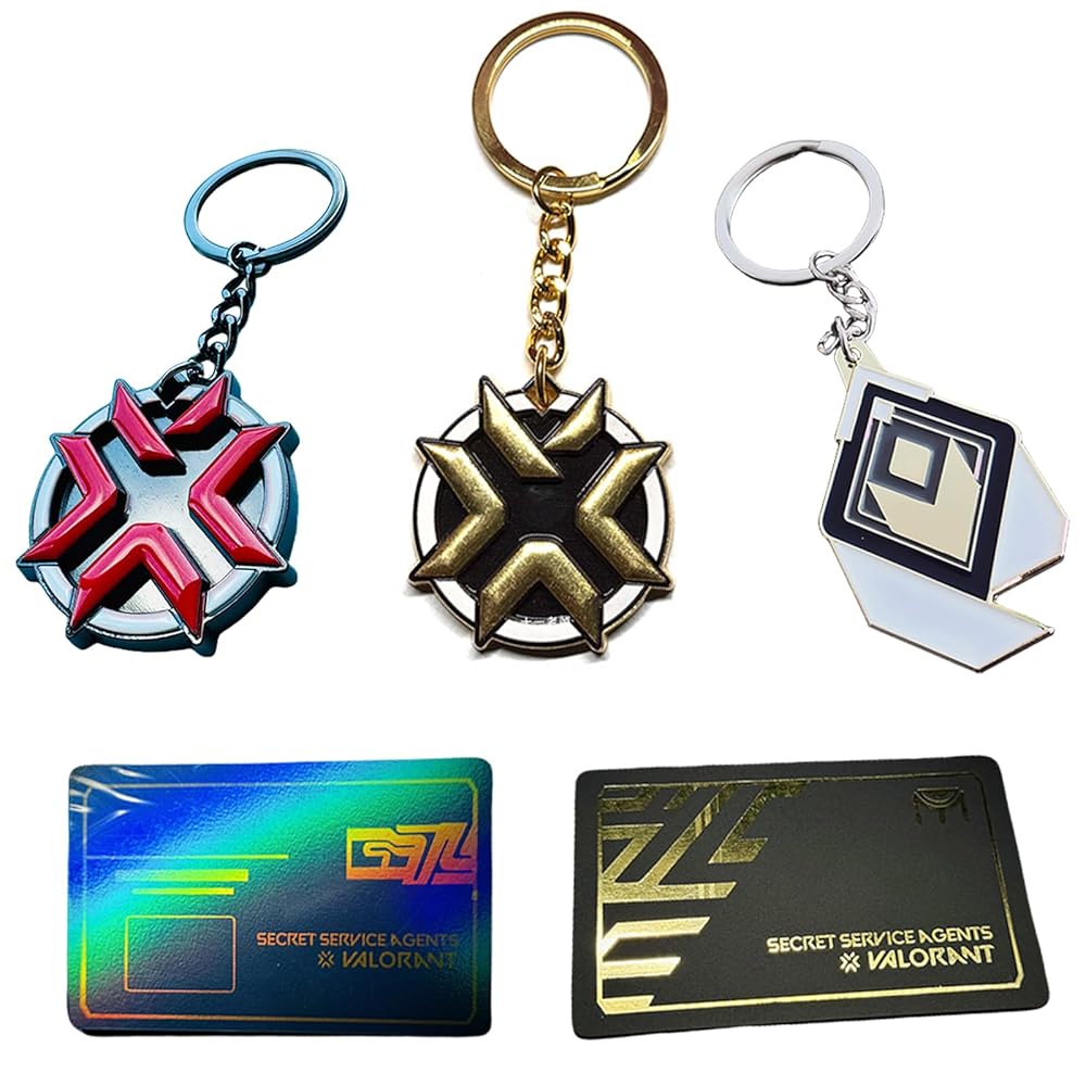 Amazon.co.jp: [Plazhen] メタルキーホルダー 3点セット